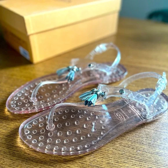 Tod’s Nappine Nikel Clear Jelly Sandals 37 *NEW* (never worn) - Main Image